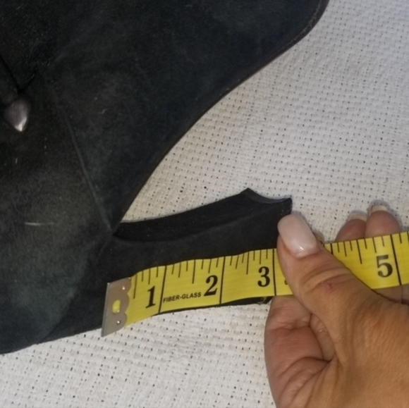 Via Spiga‎ Black Suede Laced  Booties 10 - Picture 5 of 7
